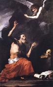 Jusepe de Ribera St.Ferome and the Angel Spain oil painting artist